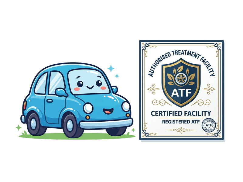 ATF Licensed vehicle processing